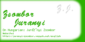 zsombor juranyi business card